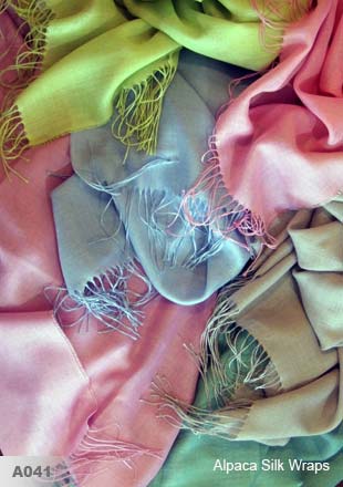 Alpaca/Silk Wraps