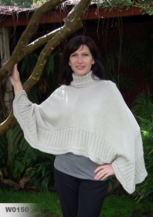Cholita Bonita Peruvian design Roll Neck Poncho  