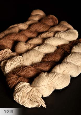 100% Australian Handspun Yarn 90% Suri Alpaca 10% Silk variety of Natural Colours - $30 per 100grms