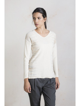 ROSALINDA SWEATER - ECRU