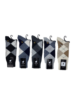ARGYLE SOCKS ASSORTED LIGHT