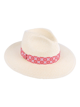 OLIVIA PAPER BRAID HAT CREAM