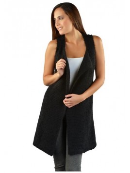 OLIVETTI VEST - BLACK