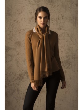 BASEL VICUNA SCARF CAMEL