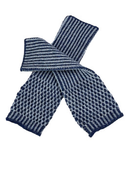 GLOVES STRIPED BLUE MLG/SMOKEY BLUE