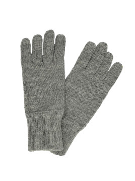 Plain Gloves Lt Grey