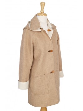 Duffle Coat Lt Camel /Cream Small