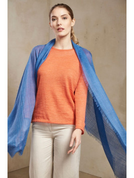 PATITO SHAWL AZULINO