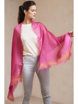 PAGO SHAWL FUCSIA
