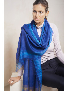 PAGO SHAWL AZUL