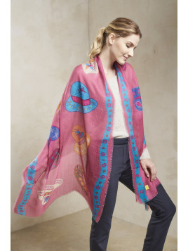 SAORI SHAWL MULTICOLOR
