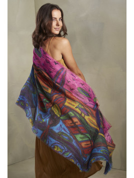 TIJERETA SHAWL MULTICOLOR