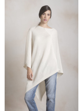 ALMENDRA PONCHO ECRU