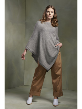 ALMENDRA PONCHO GRIGIO