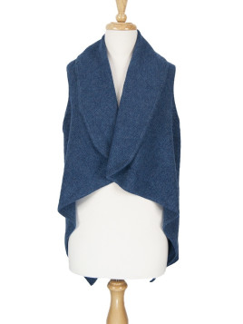 ADORA VEST LIGHT BLUE MELANGE