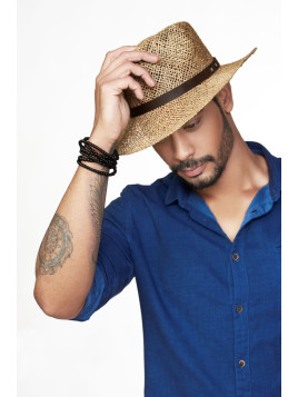 MELBOURNE SEAGRASS HAT WHITE