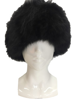 Fur Hat Pixie Black