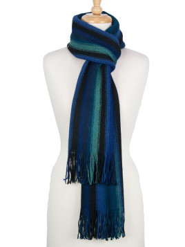 Navy / Green Melange