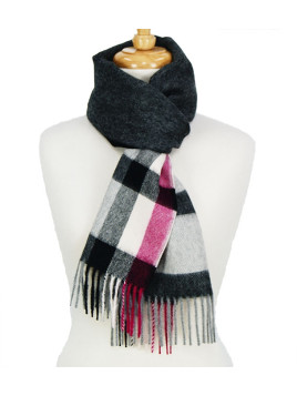 Scarf Black Check