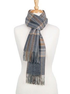 Charcoal / Brown Check