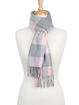 Pink / Grey Check
