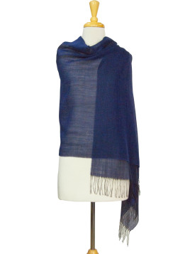 Shawl Bicolour Blue