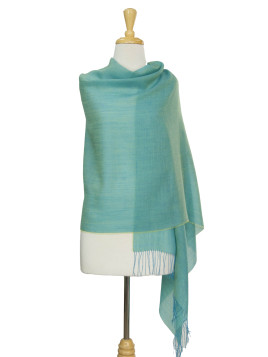 Shawl Bicolour Seagreen