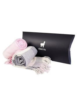 Suri Shawl Bundle GREY and PINK
