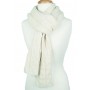 Amelia Knitted Cable Scarf Cream
