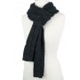 Amelia Knitted Cable Scarf Charcoal