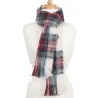 Scarf Brushed Cream Red Dress Stewart Tartan