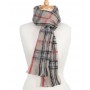 Scarf Brushed Fawn Check